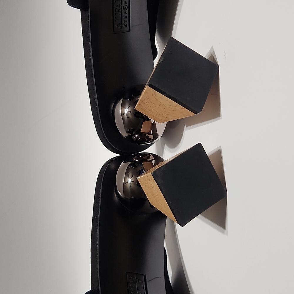 Alfani Junneel Black Mules with Sculpted Heel - Picture 12 of 12